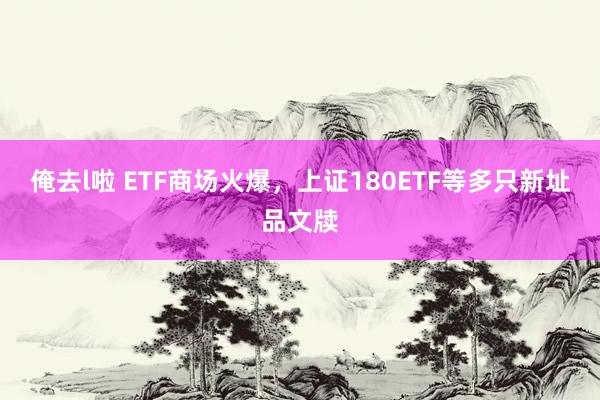 俺去l啦 ETF商场火爆，上证180ETF等多只新址品文牍