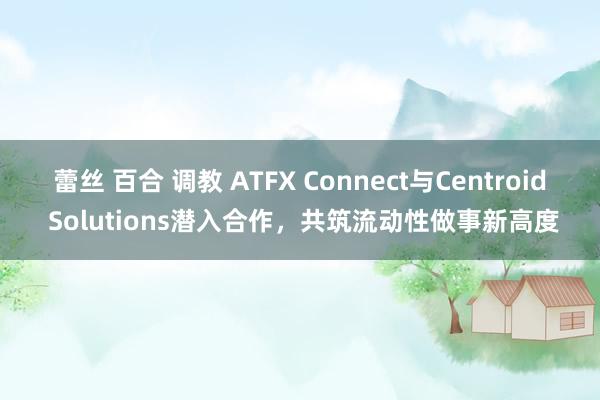 蕾丝 百合 调教 ATFX Connect与Centroid Solutions潜入合作，共筑流动性做事新高度