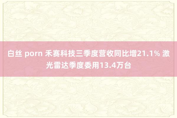 白丝 porn 禾赛科技三季度营收同比增21.1% 激光雷达季度委用13.4万台