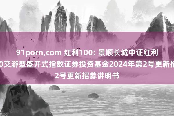 91porn，com 红利100: 景顺长城中证红利低波动100交游型盛开式指数证券投资基金2024年第2号更新招募讲明书
