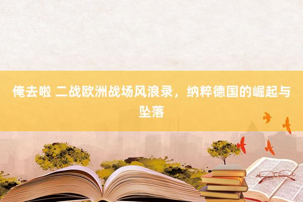 俺去啦 二战欧洲战场风浪录，纳粹德国的崛起与坠落
