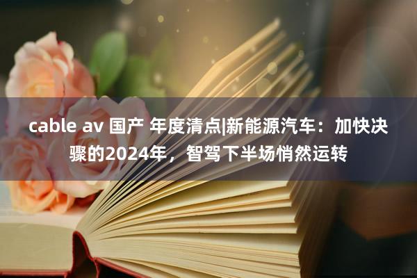 cable av 国产 年度清点|新能源汽车：加快决骤的2024年，智驾下半场悄然运转