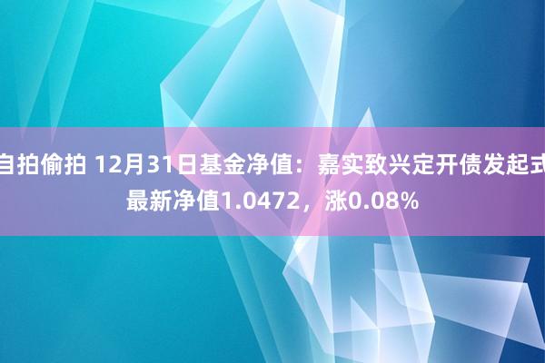 自拍偷拍 12月31日基金净值：嘉实致兴定开债发起式最新净值1.0472，涨0.08%