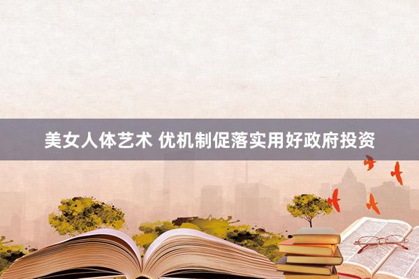 美女人体艺术 优机制促落实用好政府投资
